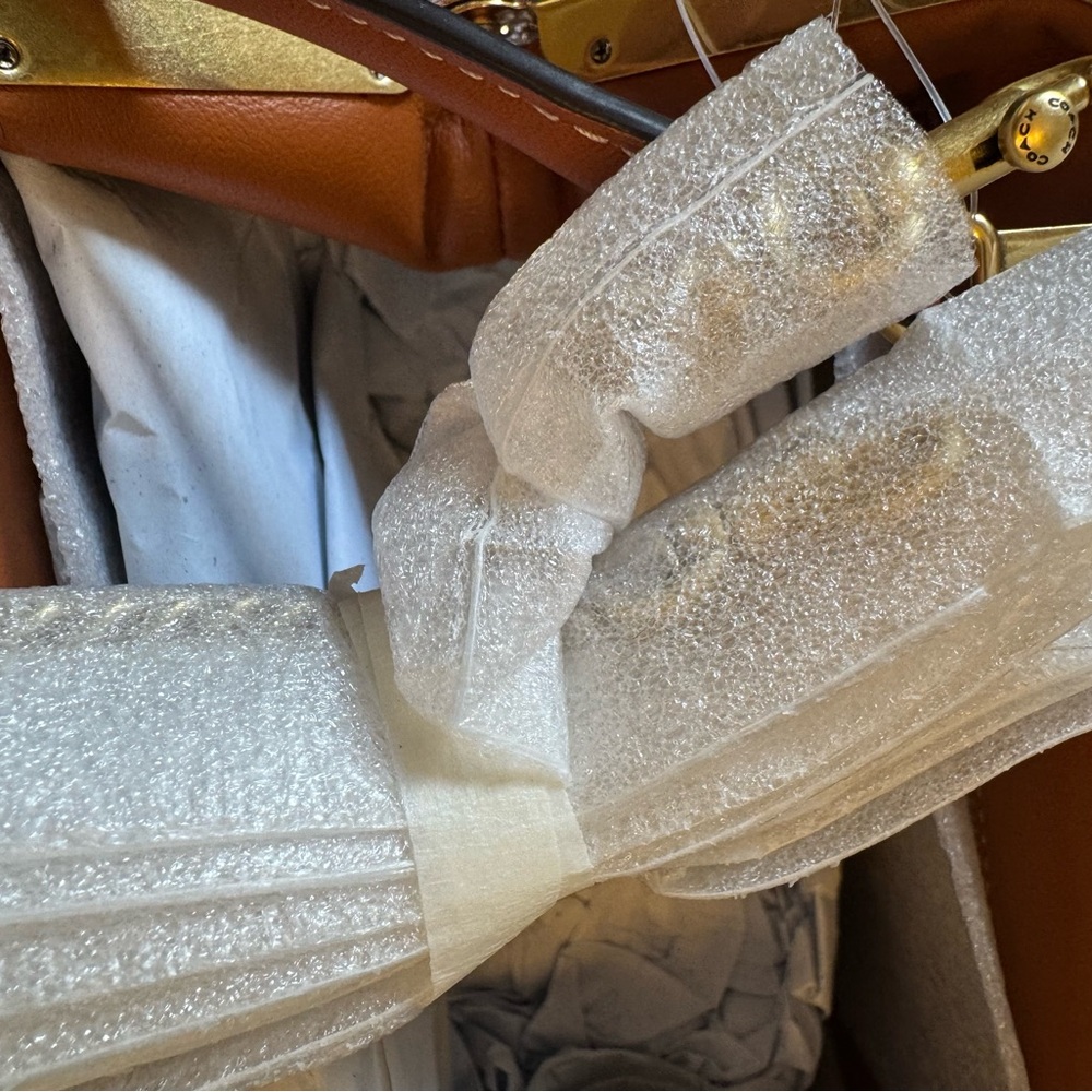 Coach Crystal Signature Jacquard Kisslock 16 Frame Bag - Picture 7 of 17